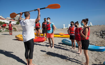 Kayaks por el Día del Deporte